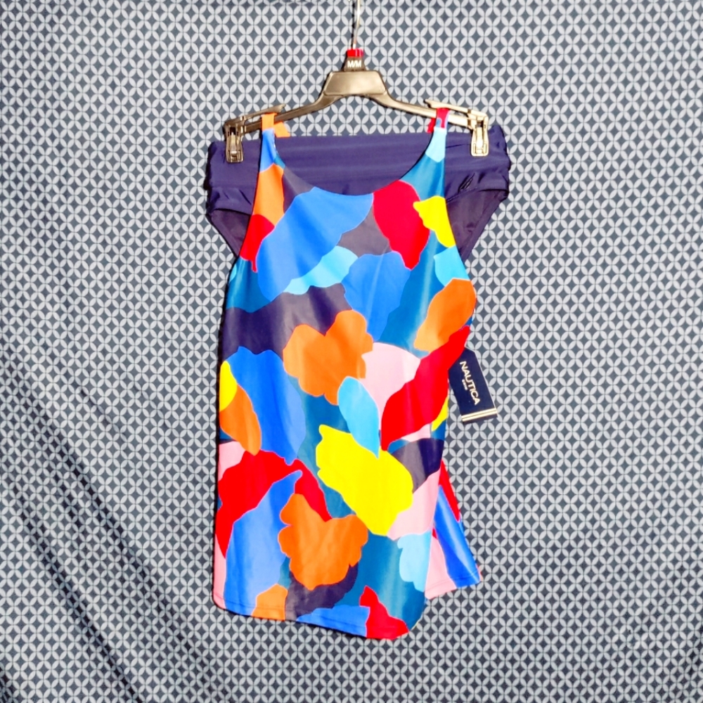Nautica Swim - Women's 2 piece, multicolored swimsuit. New. Size - M